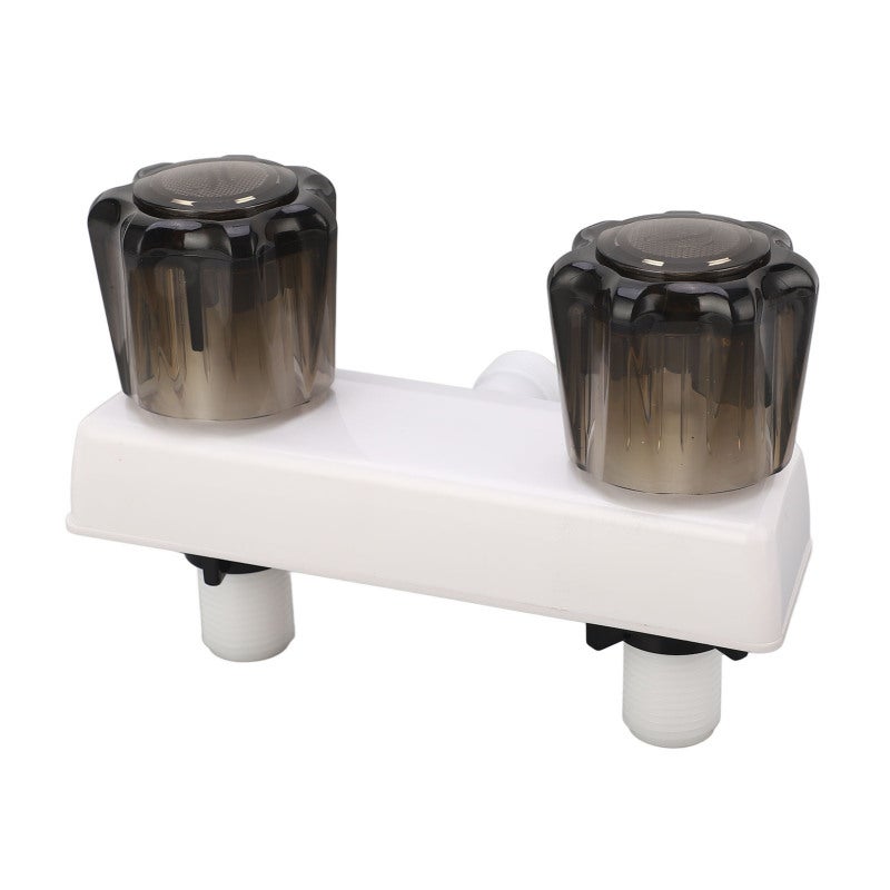 RV Shower Faucet Valve Diverter ABS Plastic Construction - Dual Knob Operation Easy Installation RV Bathroom Shower Faucet for RV Camper Bathroom - Image 5