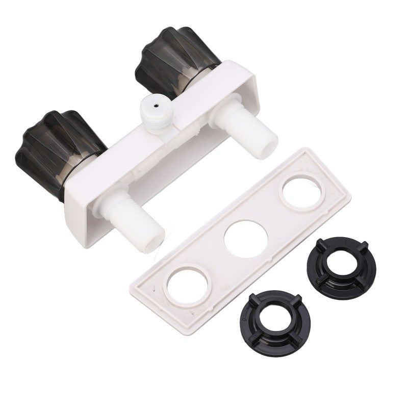 RV Shower Faucet Valve Diverter ABS Plastic Construction - Dual Knob Operation Easy Installation RV Bathroom Shower Faucet for RV Camper Bathroom - Image 3