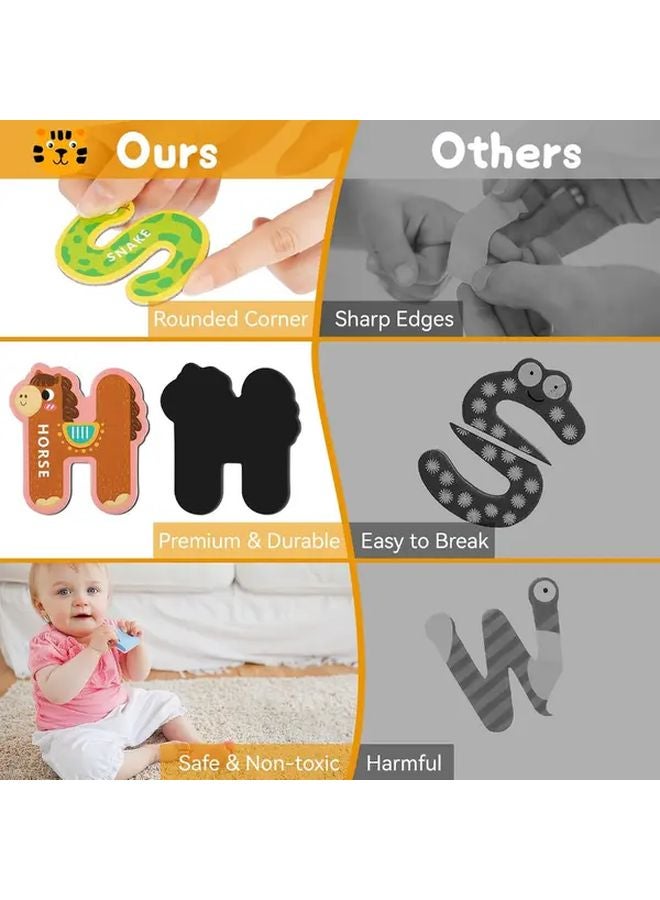 Animal Alphabet Magnets 26 Uppercase Letters Educational Preschool Learning Toy - Image 5