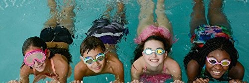 Bling 2O Girls Swim Goggles for Kids – Holiday Rainbow Design, Anti-Fog UV Protection Lenses, Adjustable Strap, Leakproof Comfortable Fit for Pool, Beach, Swim Lessons & Vacation, Ages 3+ - Image 3