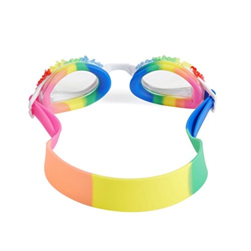 Bling 2O Girls Swim Goggles for Kids – Holiday Rainbow Design, Anti-Fog UV Protection Lenses, Adjustable Strap, Leakproof Comfortable Fit for Pool, Beach, Swim Lessons & Vacation, Ages 3+ - Image 2