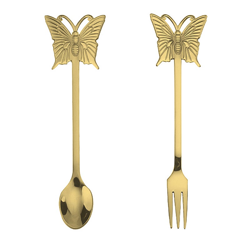 Stainless Steel Spoon and Fork Set, Lightweight and Durable for Home and Outdoor Use - Image 1