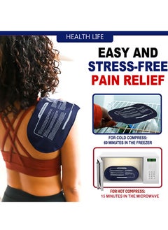 MileMelo 2 Reusable Hot and Cold Ice Packs for Injuries, Joint Pain, Muscle Soreness and Body Inflammation - Reusable Gel Wraps - Adjustable & Flexible for Knees, Back, Shoulders, Arms and Legs  - Image 3