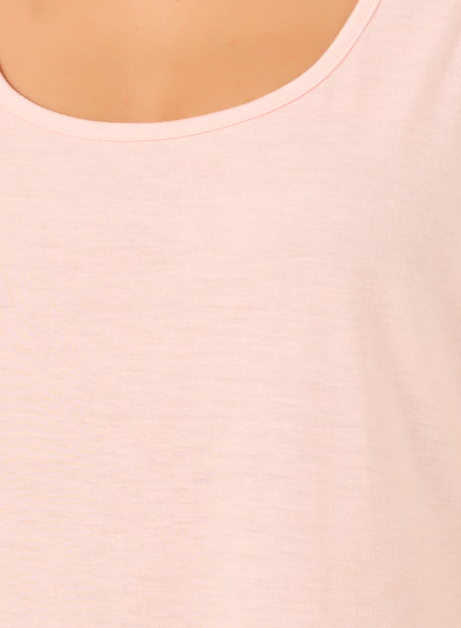 ستايلي فستان بحمالات متقاطعة وحافة متباينة - Image 3