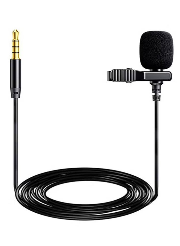Professional Lavalier Lapel Microphone Omnidirectional Condenser Mic - Image 2