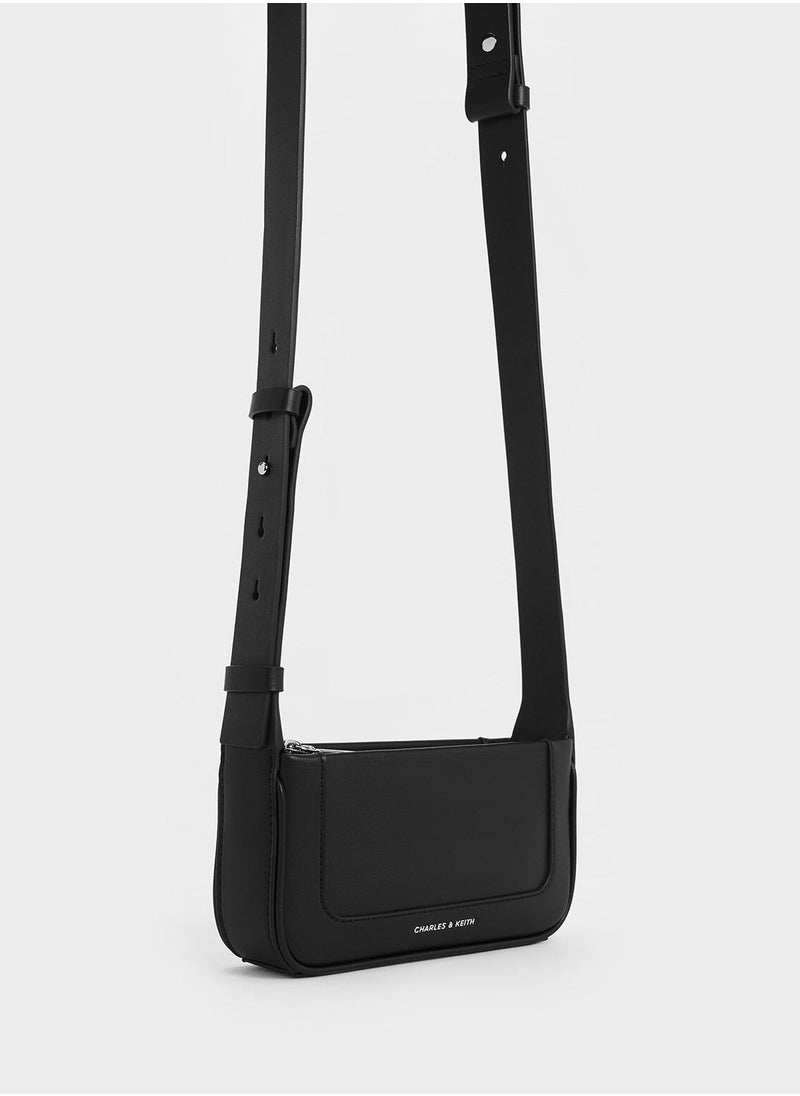 Charles & Keith - CHARLES & KEITH Daylla Shoulder Bag & Crossbody Bag - Black - Image 1