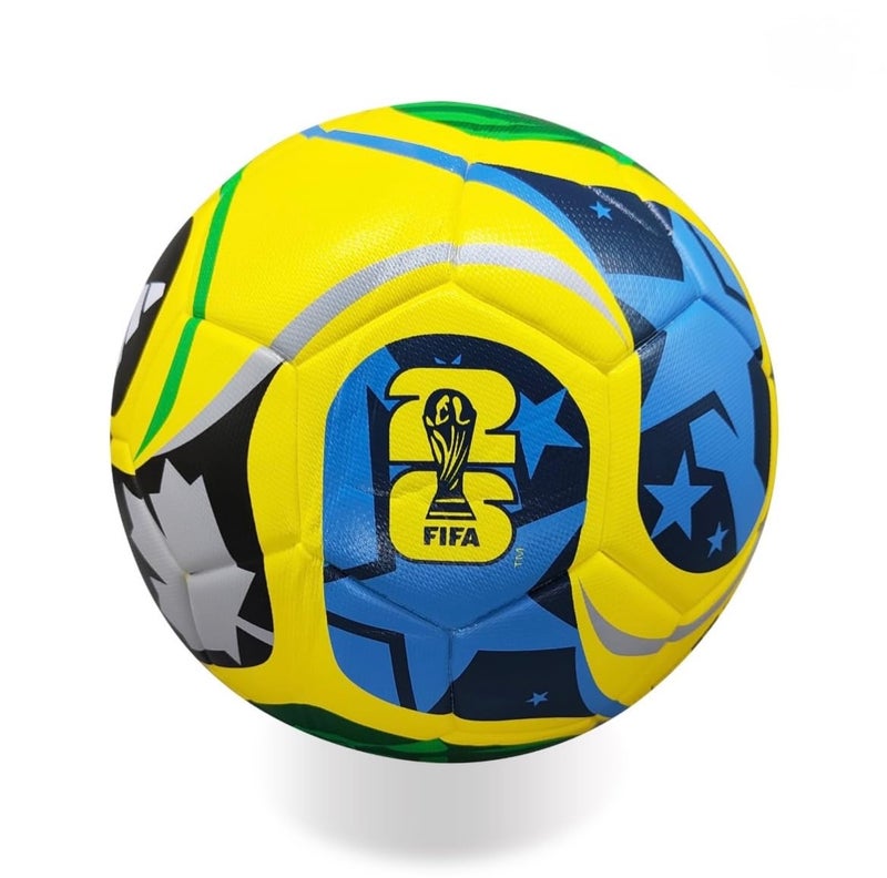 Triunda Football 2026 World Cup Edition Professional Game and Training Football FIFA Certified Design Size 5 Color May Vary From Picture Random Choice - Image 1