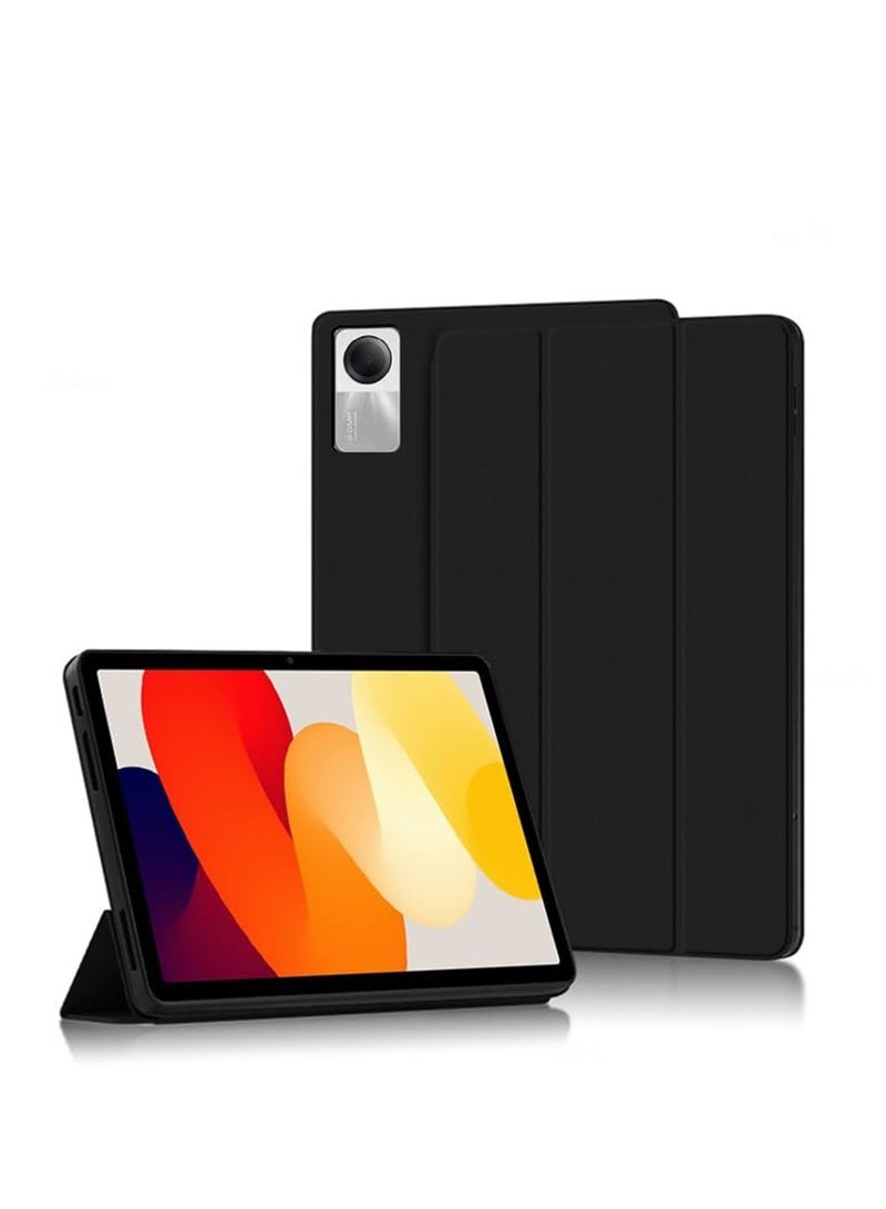 Case Compatible with Xiaomi Redmi Pad SE 11 Inch 2023 Slim Lightweight Stand Cover Soft TPU Shell Protective Bumper Cover for Redmi Pad SE 11 2023 Case with Auto Wake/Sleep Functio (Black) - Image 1