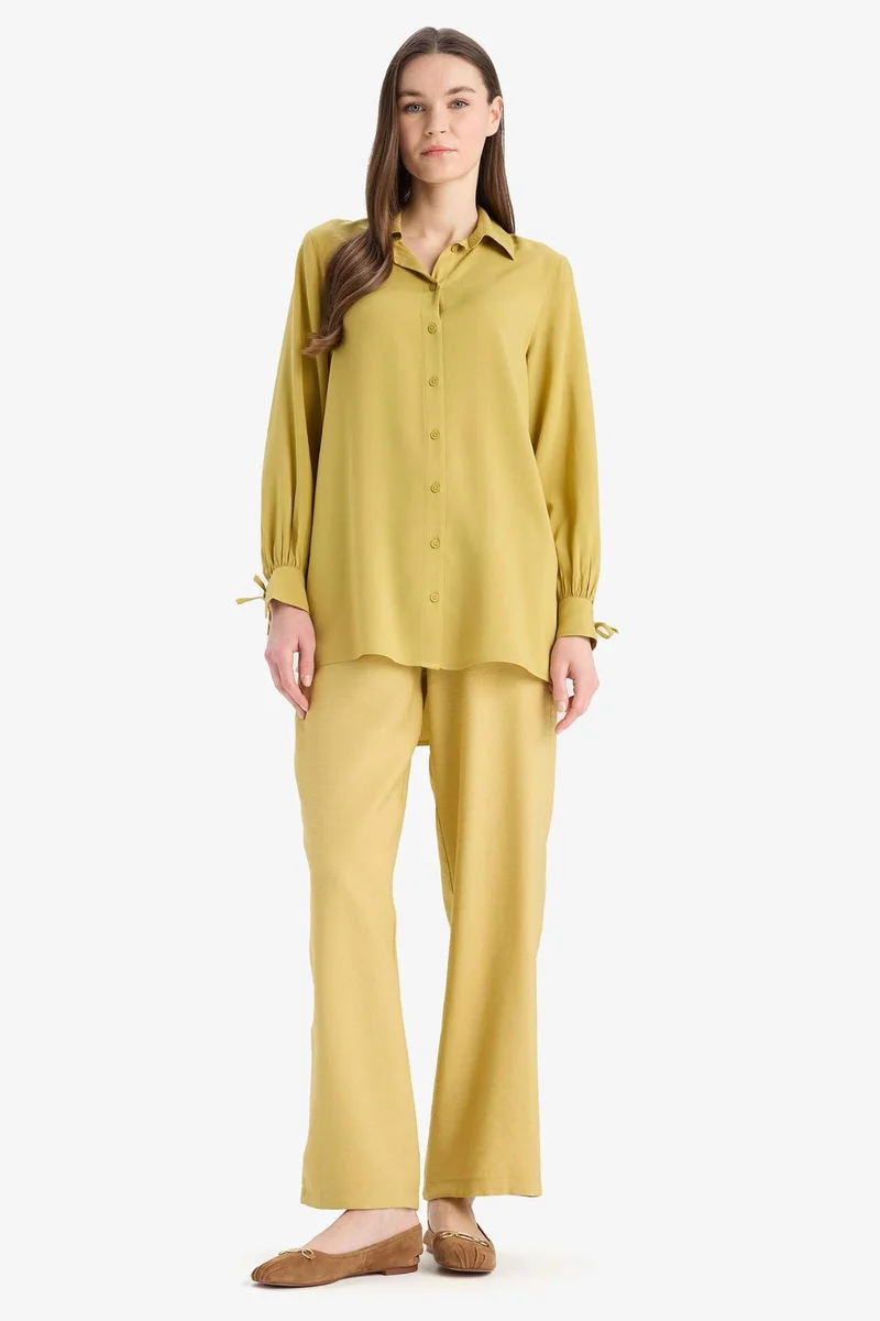 DeFacto Wide Leg Basic Trousers