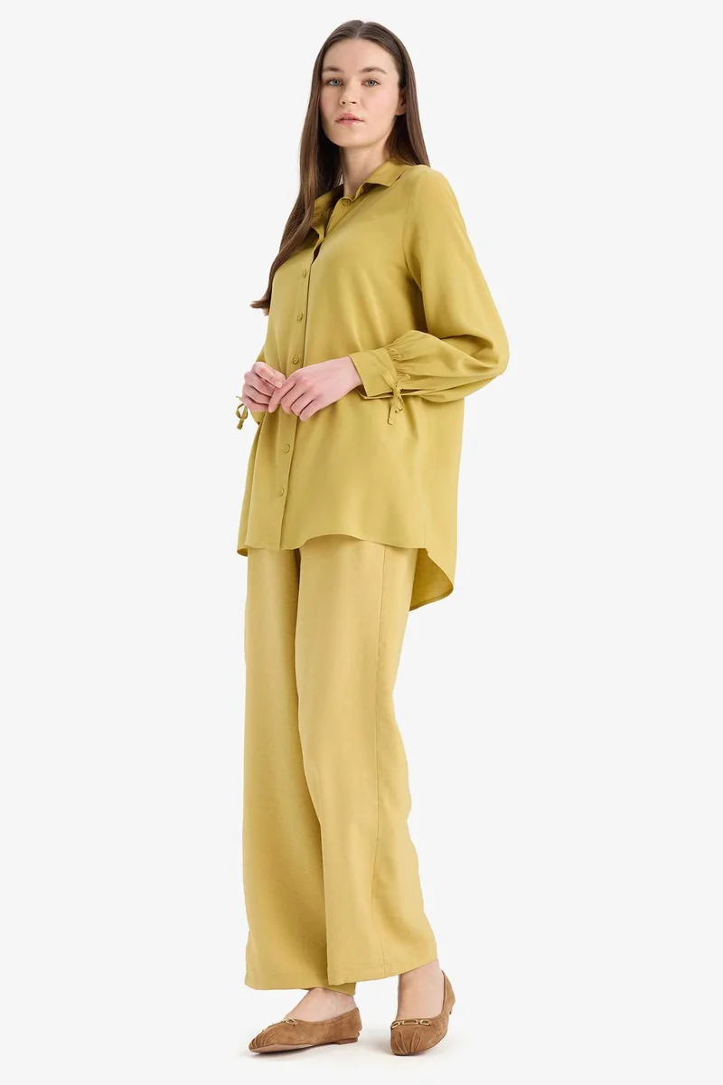 DeFacto Wide Leg Basic Trousers
