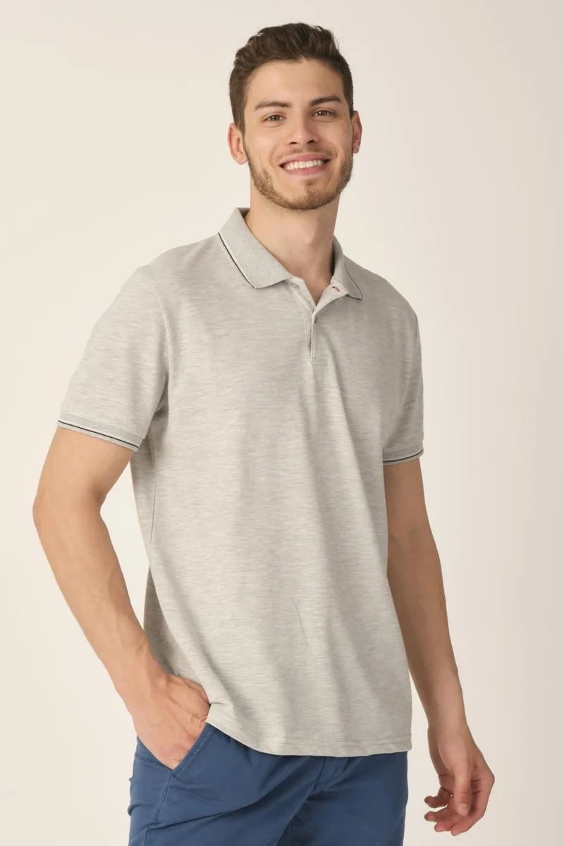 الكسندر جاردي Regular Fit Polo Neck T-Shirt (E21-8103)