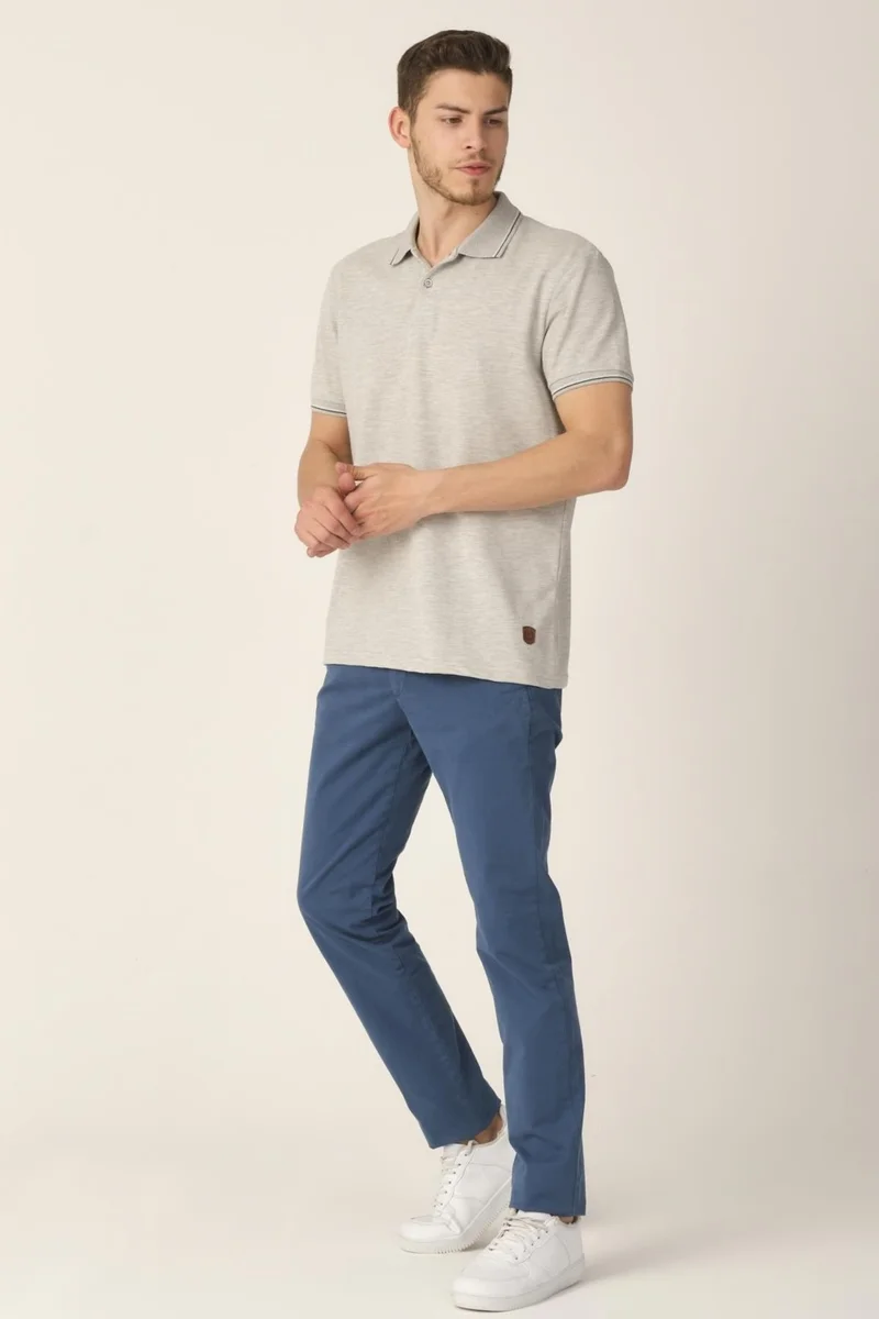 الكسندر جاردي Regular Fit Polo Neck T-Shirt (E21-8103)