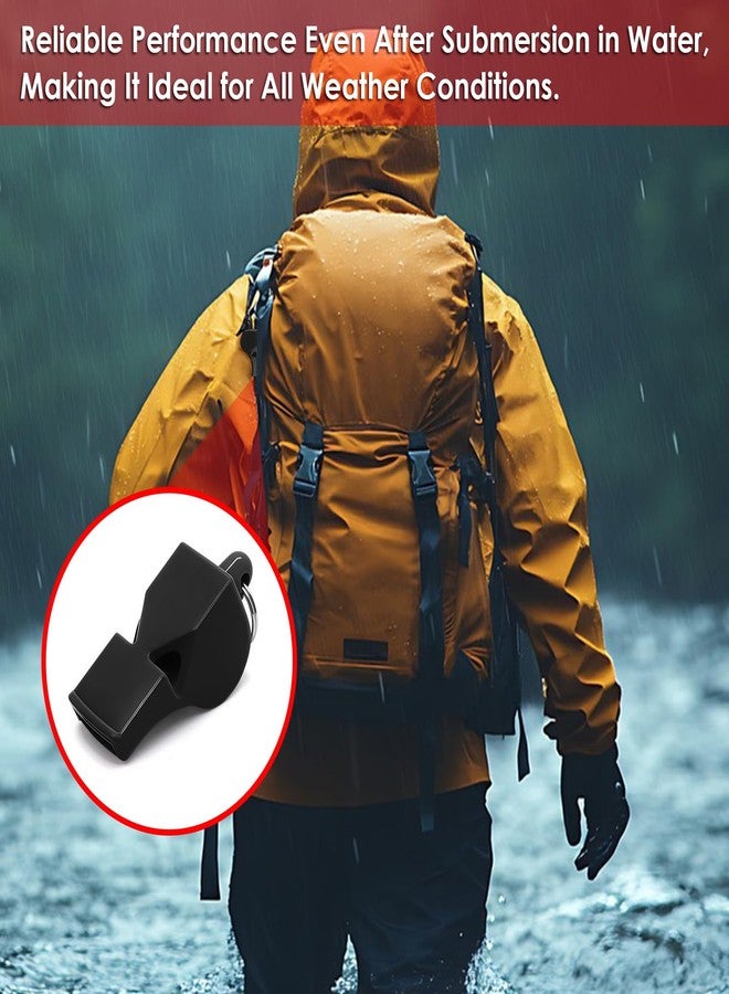 smrtcol Whistles Sports Whistles with Lanyard Loud Crisp Sound Pealess Whistles for Referees Coaches and Lifeguards 5 Pack - Image 3