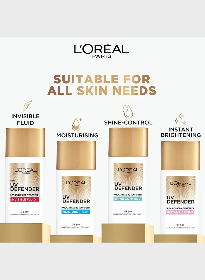 L'OREAL PARIS Uv Defender Invisible Fluid Spf50+ 50Ml