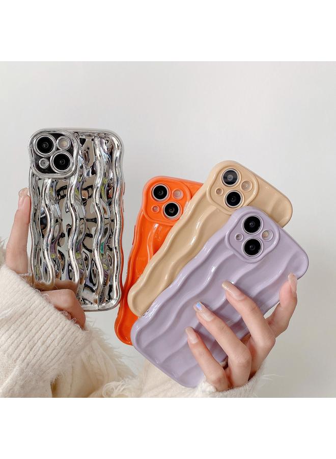 اس-توب جراب لهاتف iPhone 14 Pro Max مصنوع من مادة TPU اللامعة ذات الملمس المموج - Image 2