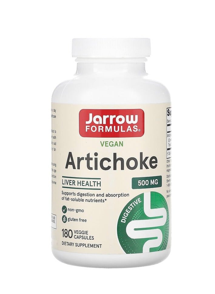 jarrow formulas Artichoke, 500 mg, 180 Veggie Capsules