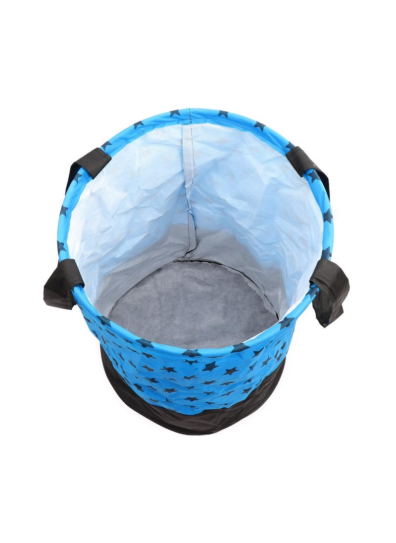 Perpetual Perpetual Cloth Basket For Laundry Waterproof Non Woven Cloth Bag For Storage Clothes Flodable Laundry Basket Bag With Handle 45 Liter bluestarw  - Image 5