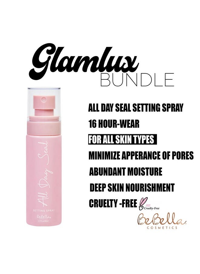 Glam Lux - Beauty Bundle Mystery Makeup Sets The Creme Shop X Hello Kitty Twinkle Eyes Patches, Amorus Matte Sweet Blush Stick, All Day Setting Spray & Beauty Treats Ombre Lip Treatment Gifts - Image 1