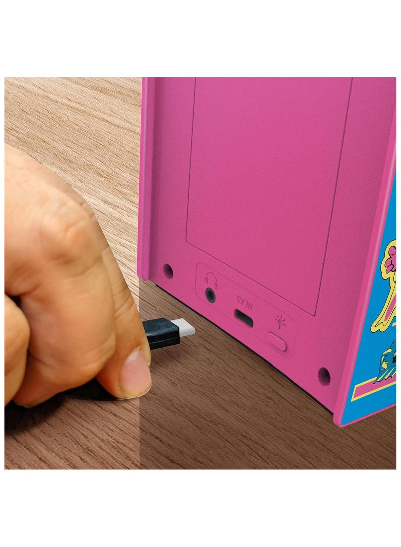 My Arcade Ms. Pac-Man Micro Player: 100 Games, 6.75" Mini Arcade Machine, Fully playable Video Game Collectible - Image 5