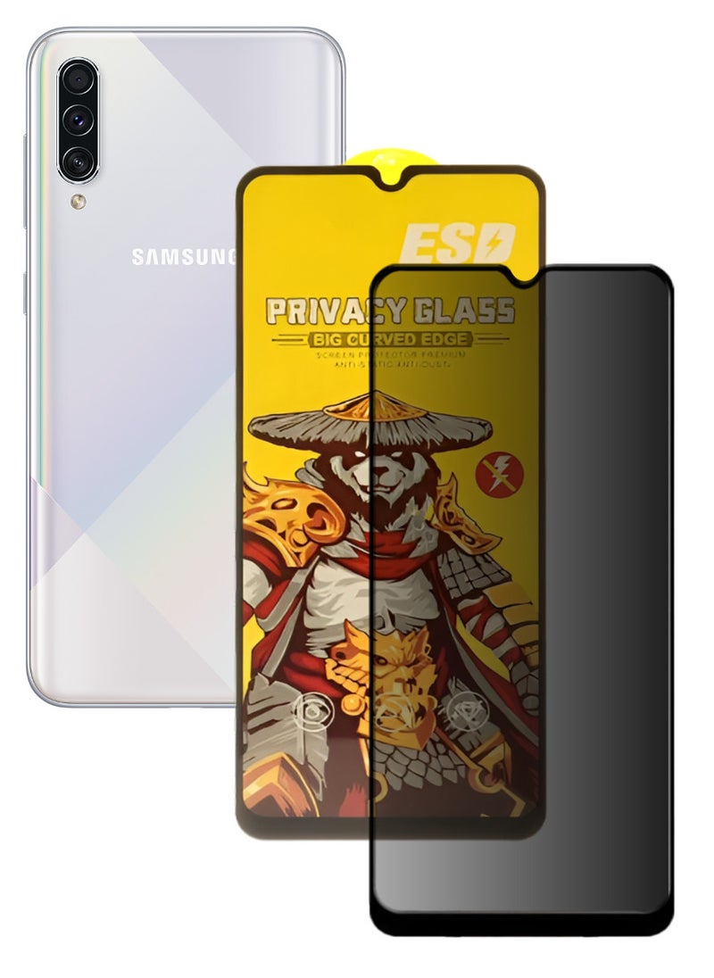 ESD Tempered Dustproof Privacy Glass Screen Protector Compatible For Samsung Galaxy A70s - Image 1