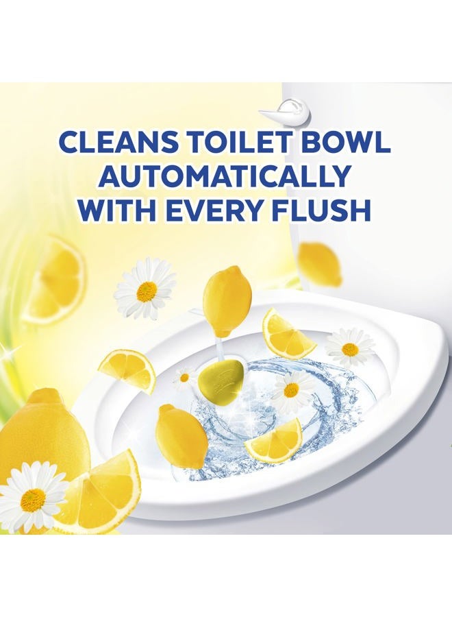 Lysol Automatic In-The-Bowl Toilet Cleaner, Cleans and Freshens Toilet Bowl, Lemon Breeze Scent (Pack of 2) - Image 2