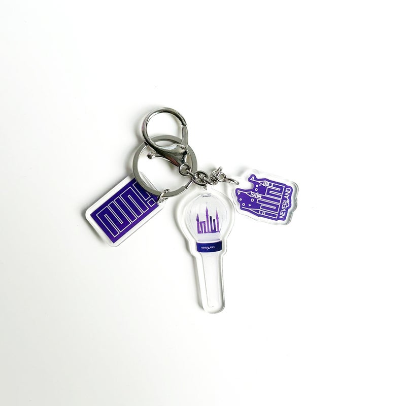 bp pink ink straykids iu twice AE itzy same three-piece keychain key pendant peripheral GIDE