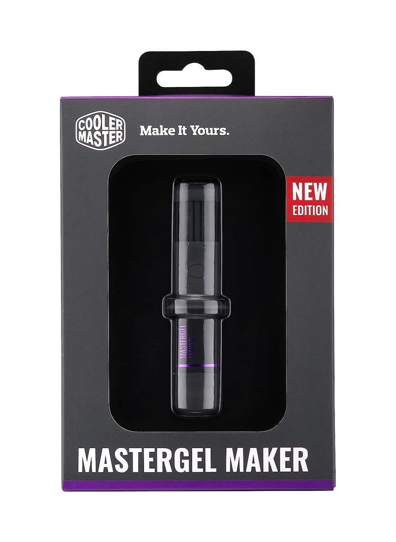 Cooler Master New MasterGel Maker, High Performance Heatsink Thermal Paste, 11 W/mK Thermal Conductivity Compound for CPU and GPU Coolers, Nanoscale Grease, Flat-Nozzle Applicator for Easy Use