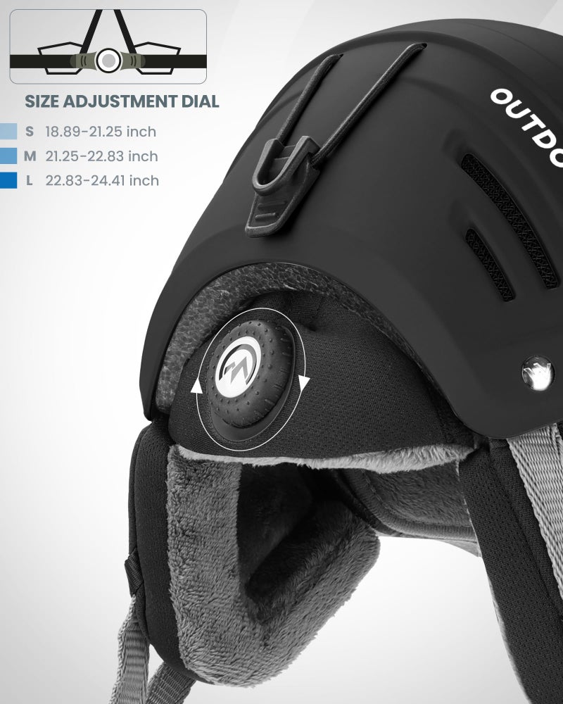 OutdoorMaster Kelvin II Ski Helmet - Snow Sport Helmet Snowboard Helmet for Men Women & Youth - Image 3