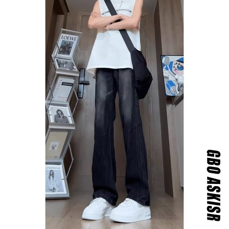 Unisex Casual Daily Denim Jeans - Image 1