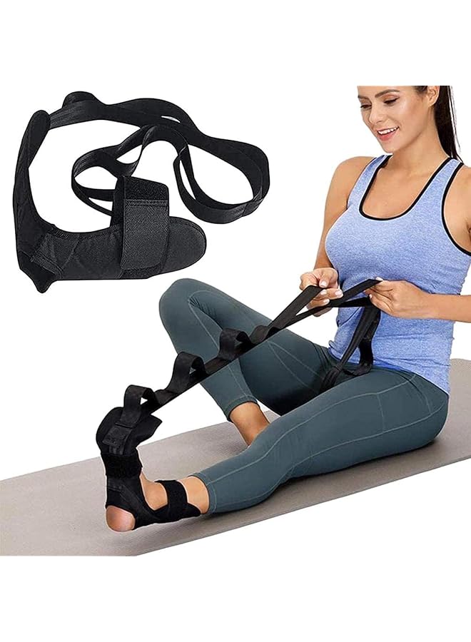 Foot Stretching Strap, Professional Adjustable Multi-Loops Design, for Yoga Pilates Dance and Gym Workouts, Portable Lightweight Flexibility Training Belt, Rehabilitation Stretch Aid