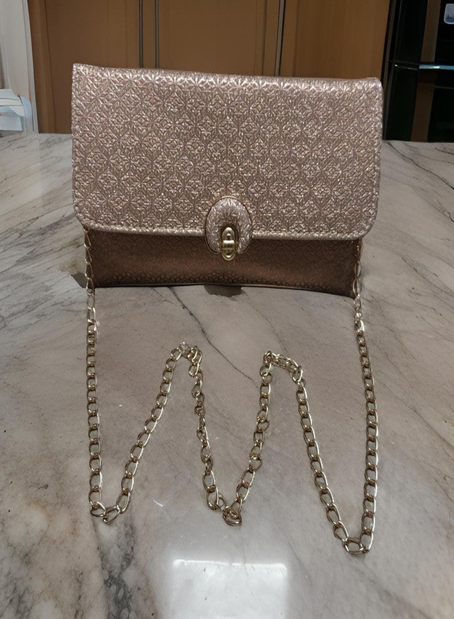 Tinth Fancy Clutches, Evening Bridal Wedding Party Clutch Purse for Women (Gold) - Image 5