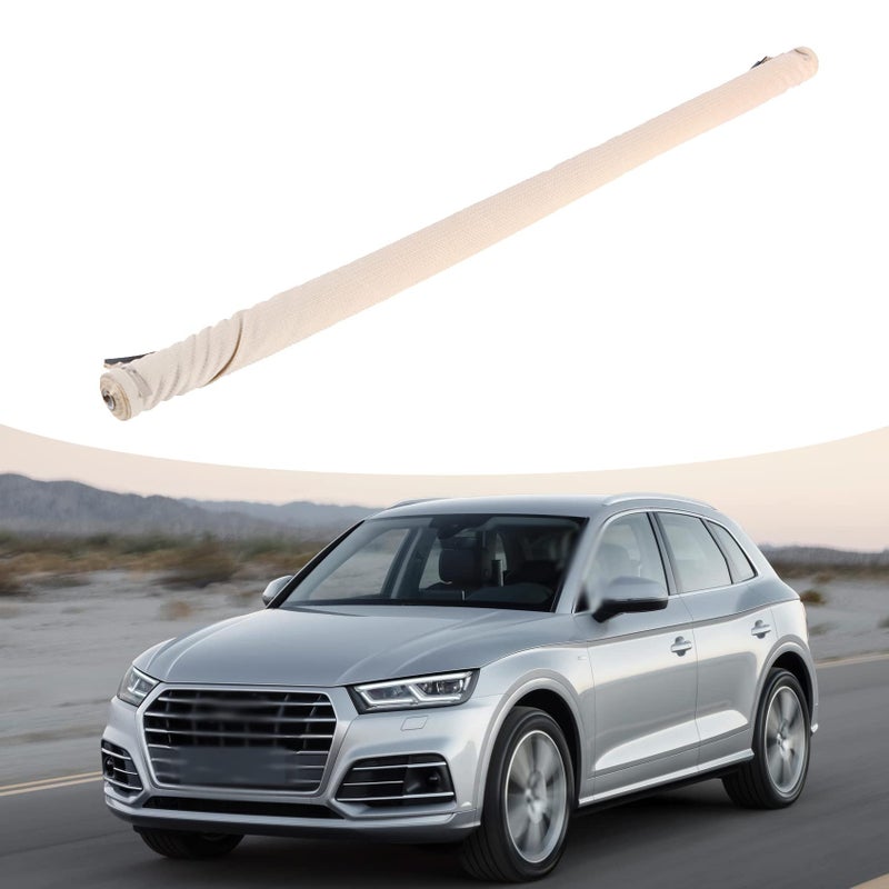 ANTUKO Corn Beige Car Window Curtain Sunroof Sunshade Cover with 2 Clips Replacement for Sharan Tiguan Q5 1K9877307B - Image 2
