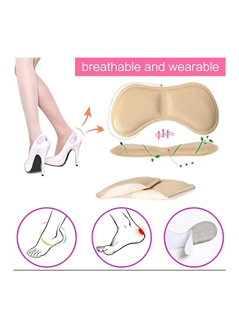 CleanWave - The Pure Effect 3 Pairs, 3 Colors Soft Foam Insole Heel Pads Thermoplastic Material. Heel Cushion Pads, Heel Grips Liners for Heel Pain Relief, Blisters,Friction, Non-Slip Shoe Inserts for Loose Shoes.  - Image 2