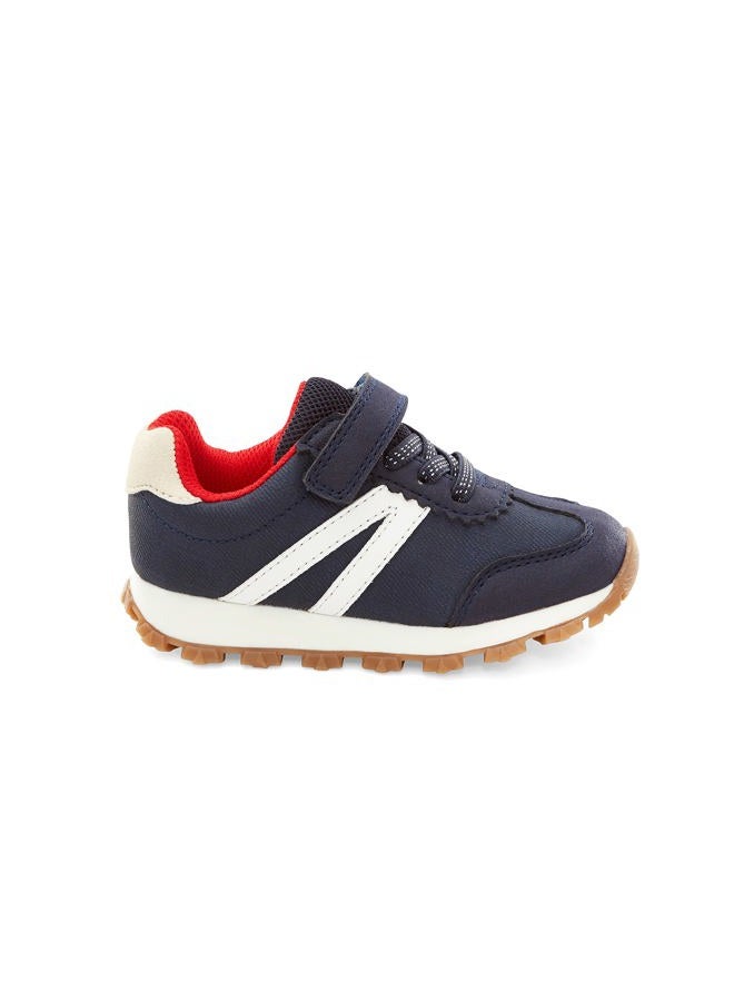 Simple Joys by Carter's Kids Bailey Athletic Sneaker Running Shoe, Navy, Numeric_9 US Unisex Toddler - Image 2