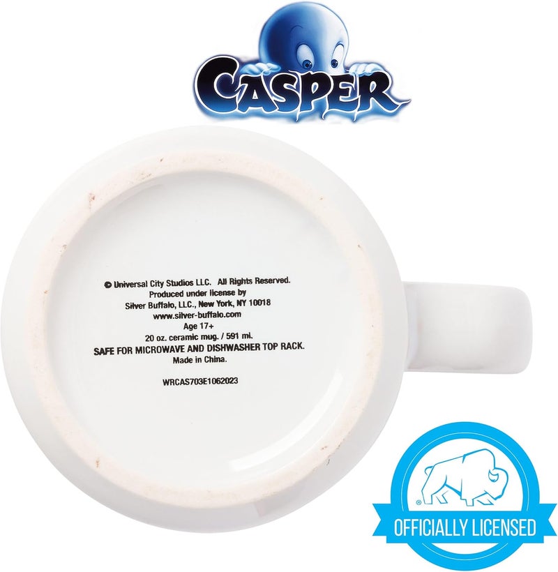 Silver Buffalo Casper The Friendly Ghost Ceramic Mug 20 Ounces - Image 4