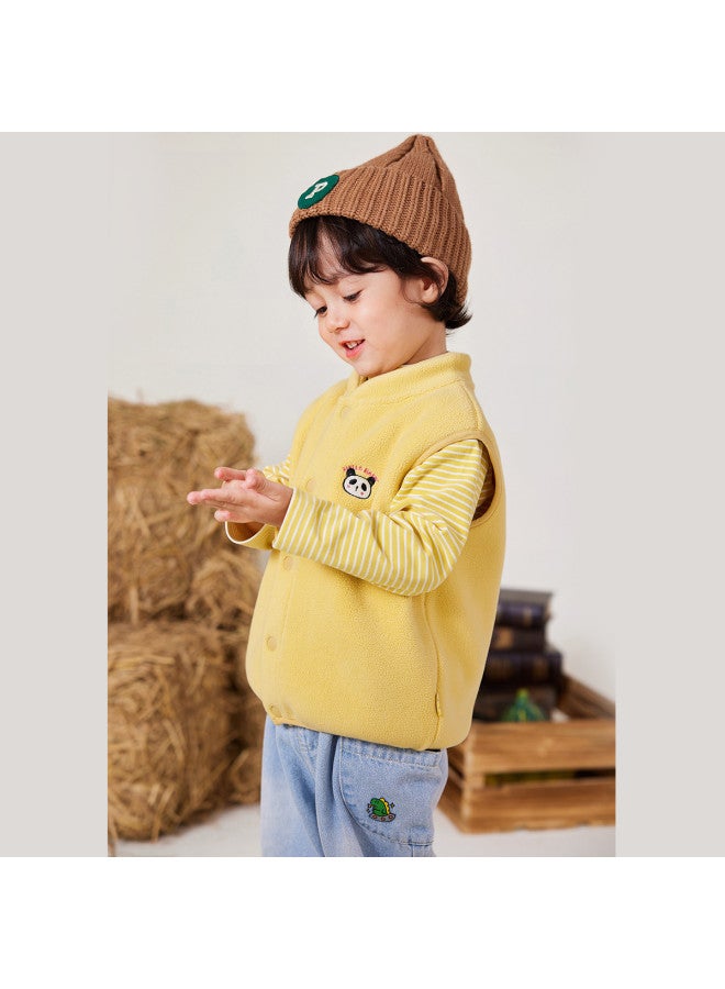Doodle Home kids' Winter Vest - Warm Fleece-lined Sleeveless Jacket For Boys & Girls, Trendy Children's Top - Image 5