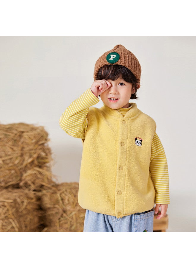 Doodle Home kids' Winter Vest - Warm Fleece-lined Sleeveless Jacket For Boys & Girls, Trendy Children's Top - Image 3