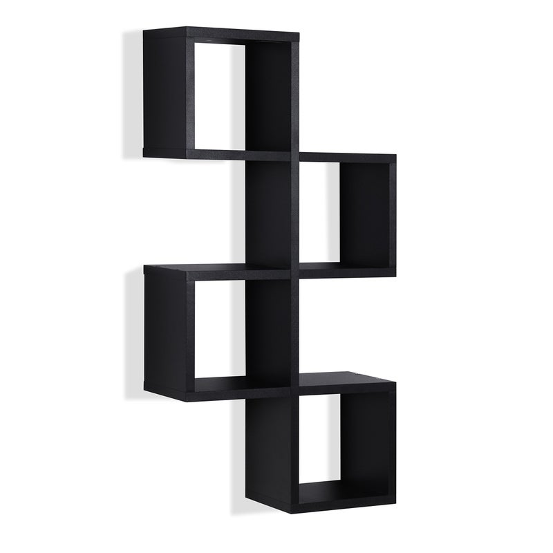 Danya B Danya B Cubby Chessboard Wall Shelf  Horizontal or Vertical Black 