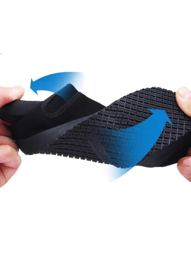 Busheyuan Traditional Casual Middle-Aged And Elderly Men'S Old Beijing Cloth Shoes 83X-1822 Black Size 38 - Image 2