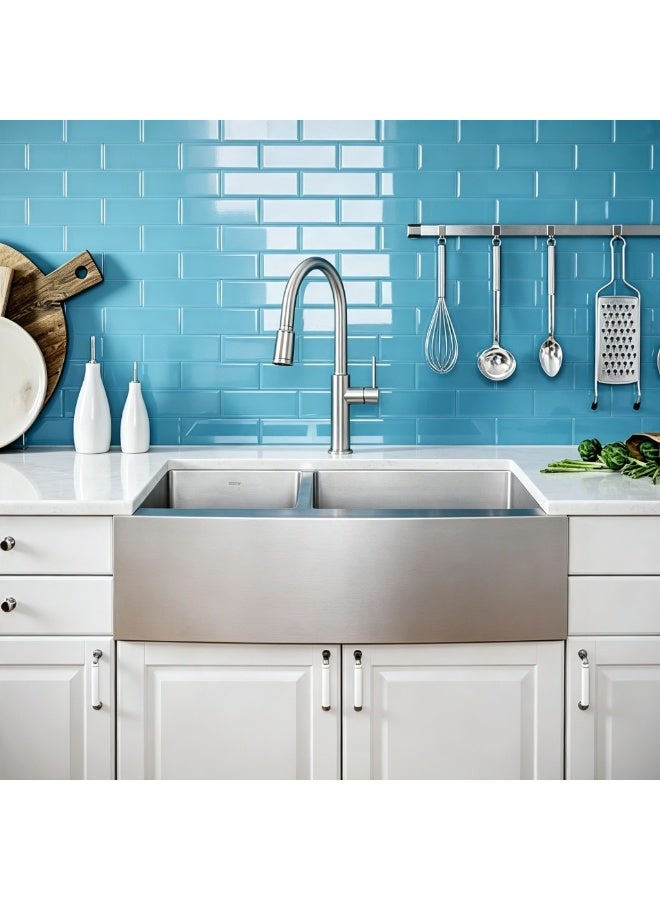 ELITE APRON SB9050S Freestanding Grey Matte Stainless Steel Kitchen Sink – Premium Single Bowl Apron Front Sink - Image 4