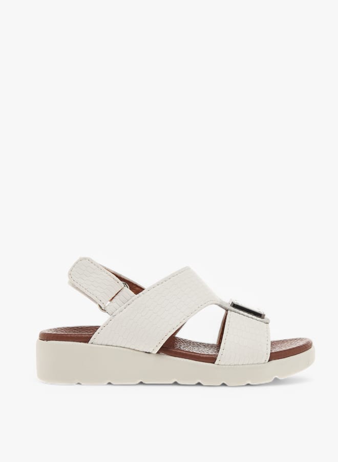 LBL by Shoexpress Boys Animal Textured Arabic Sandals with Hook and Loop Closure  - Image 1