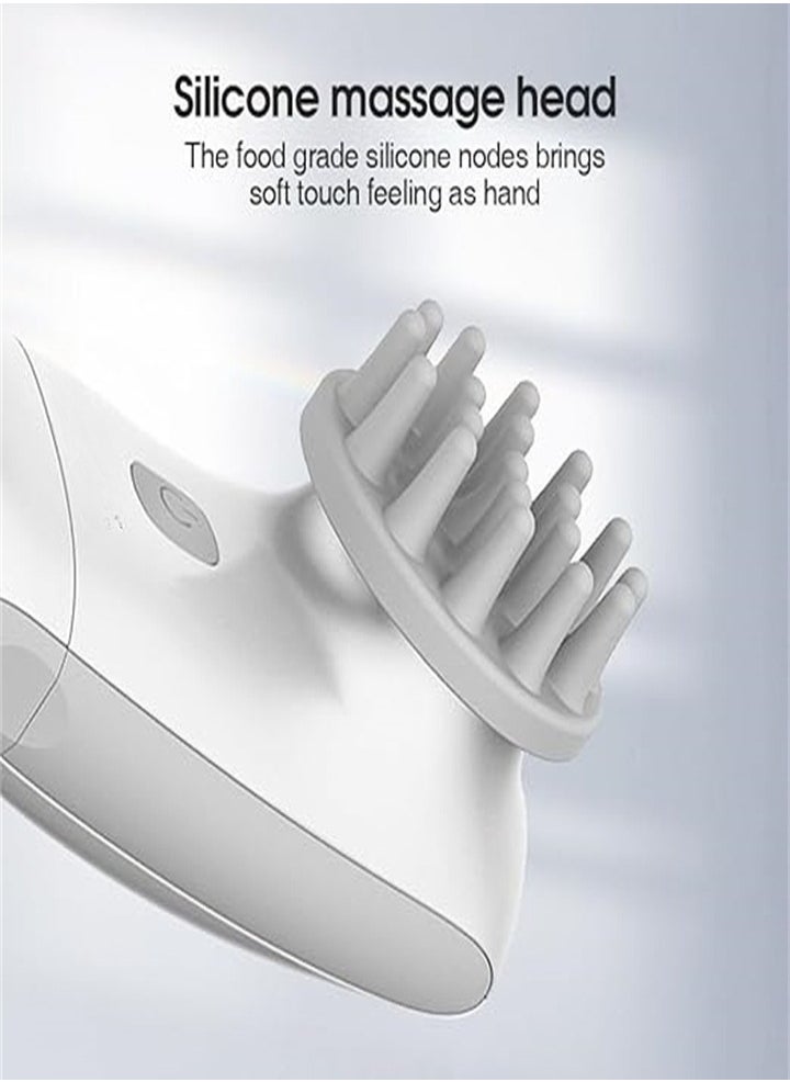 Generic Electric Head Massager Portable Scalp Massager Relaxing Headache Massager with 2 Replacement Massage Heads and 1 Facial Brush for Head, Neck, Arms, Legs, Face  - Image 5