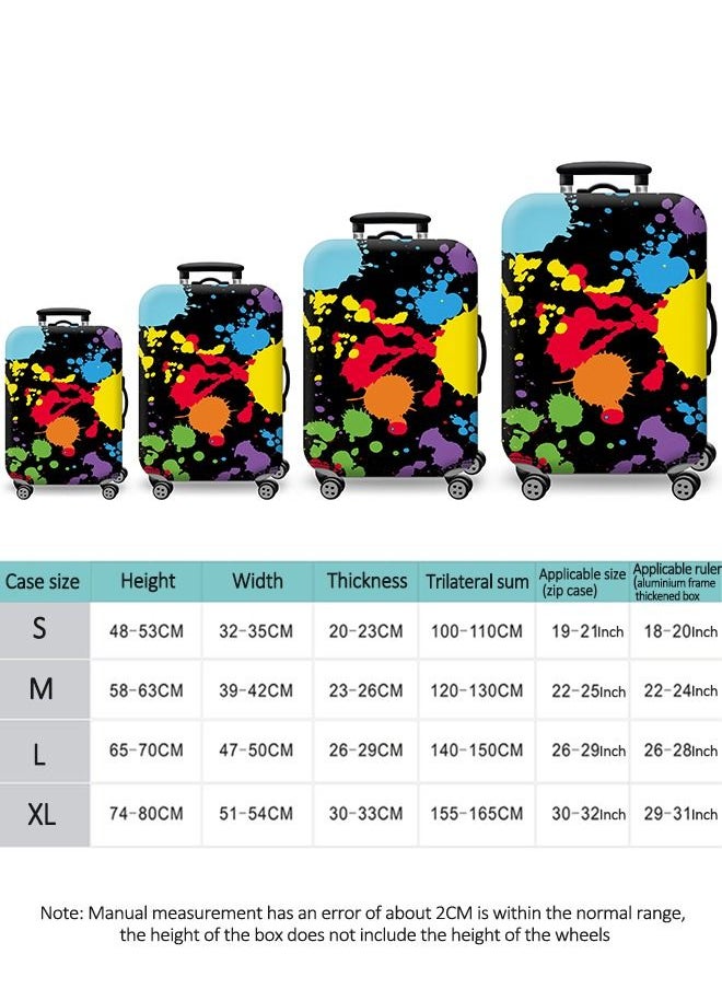 HomarKet Travel Luggage Cover Spandex Suitcase Protector Washable Baggage Covers  - Image 2