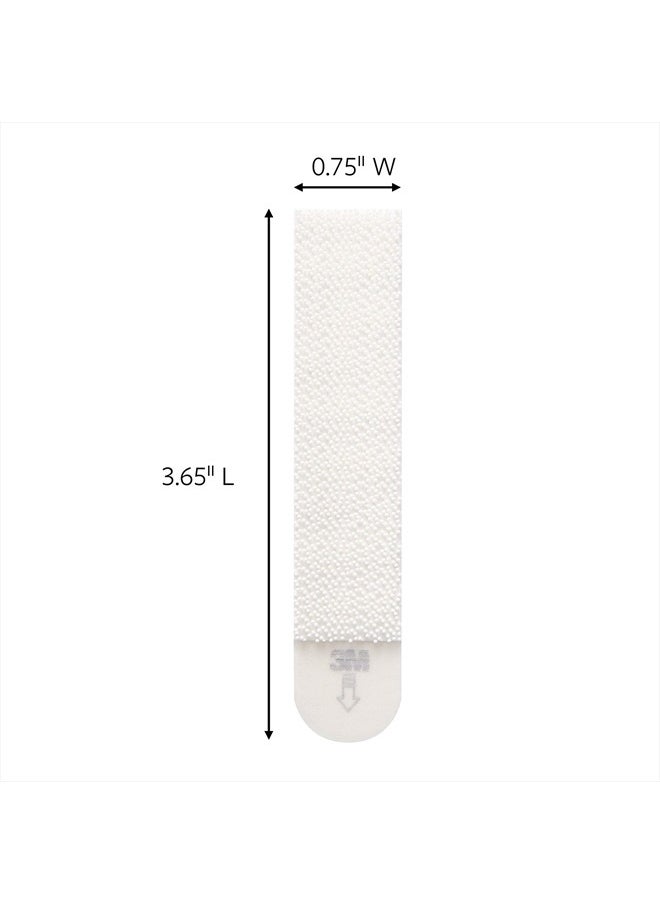 Command Large Bath Picture Hanging Strips, Holds up to 16 lb, Damage Free Hanging Picture Hangers, No Tools Wall Hanging Strips for Bathroom, 4 Pairs (8 Command Strips)  - Image 2