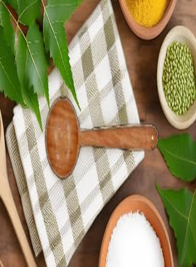 NaturEdge مغرفة تقديم من خشب النيم من ناتشريدج - شامشا، 30 سم - Image 3