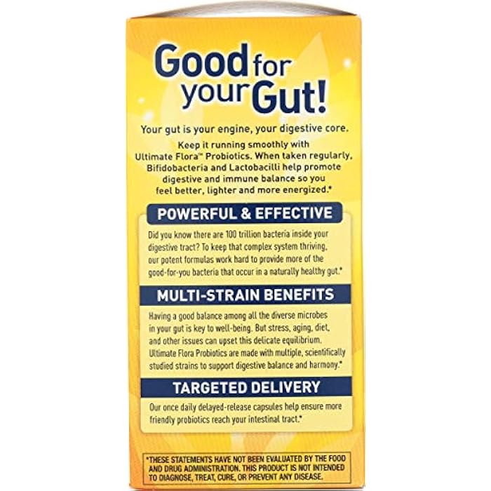 Renew Life Extra Care Digestive Probiotic Capsules, 50 Billion CFU Guaranteed, Daily Supplement Supports Immune, Digestive, Respiratory Health(1), L. Rhamnosus GG, Dairy, Soy and Gluten-Free, 30 Count - Image 5