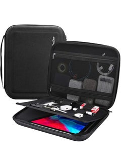 Procases Portfolio Sleeve Case Organizer Carry Bag For Ipad Pro 12.9 6Th 2022 5Th 2021 4Th 2020 3Rd 2018 Macbook 11 Inch Surface Pro X 8-1 Business Travel Briefcase Organizer Bag -Black  - Image 1