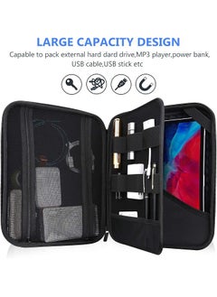 Procases Portfolio Sleeve Case Organizer Carry Bag For Ipad Pro 12.9 6Th 2022 5Th 2021 4Th 2020 3Rd 2018 Macbook 11 Inch Surface Pro X 8-1 Business Travel Briefcase Organizer Bag -Black  - Image 4
