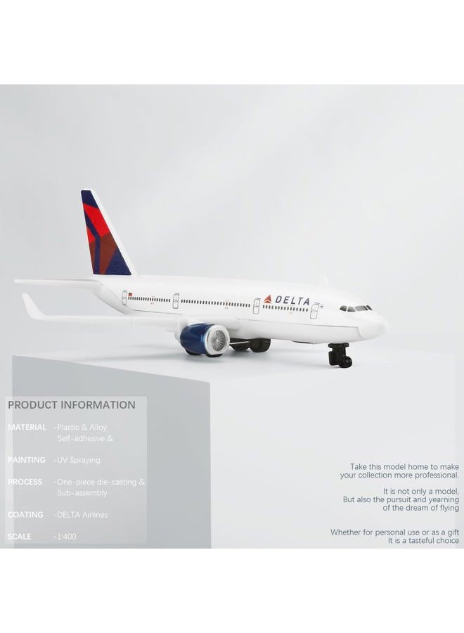 HANGHANG 1/400 Delta Plastic Airplane Model Suitable for Collections and Display - Image 4