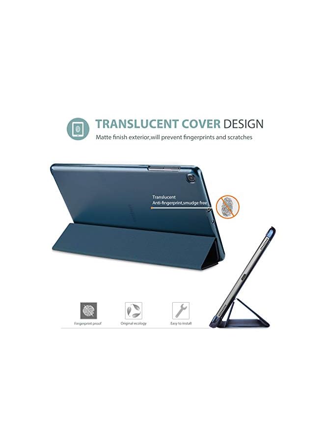 Procases Galaxy Tab A 10.1 Case 2019 Model T510 T515 T517, Slim Lightweight Stand Case Shell Cover For 10.1 Inch Galaxy Tab A Tablet Sm-T510 Sm-T515 Sm-T517 2019 Release -Navy - Image 4